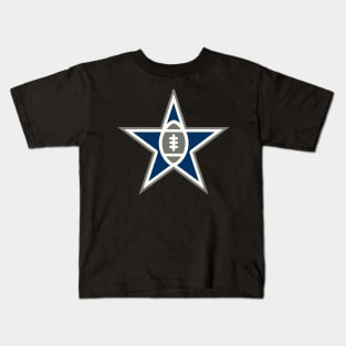 Dallas Cowboys 1 by Buck Tee Originals Kids T-Shirt